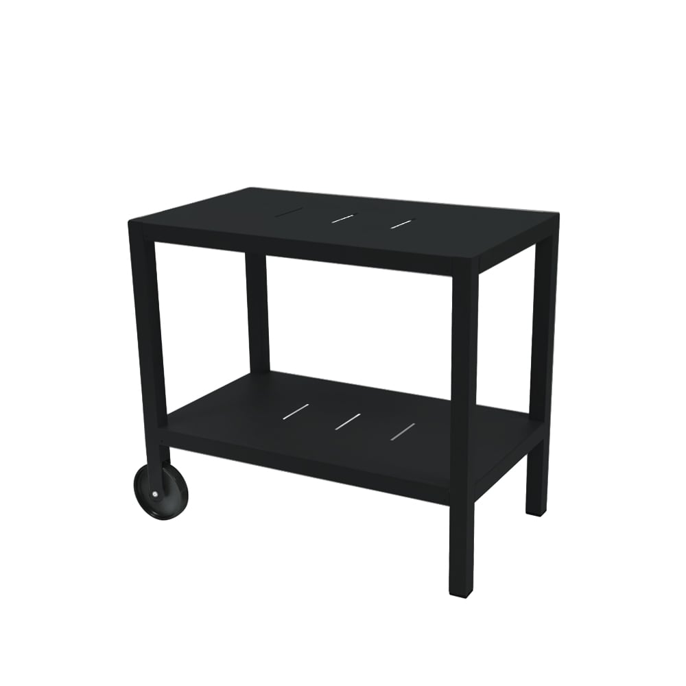 Fermob Quiberon serveringsvagn liquorice | Skandinavisk Design | Serverings- & rullvagnar utomhus | Svart