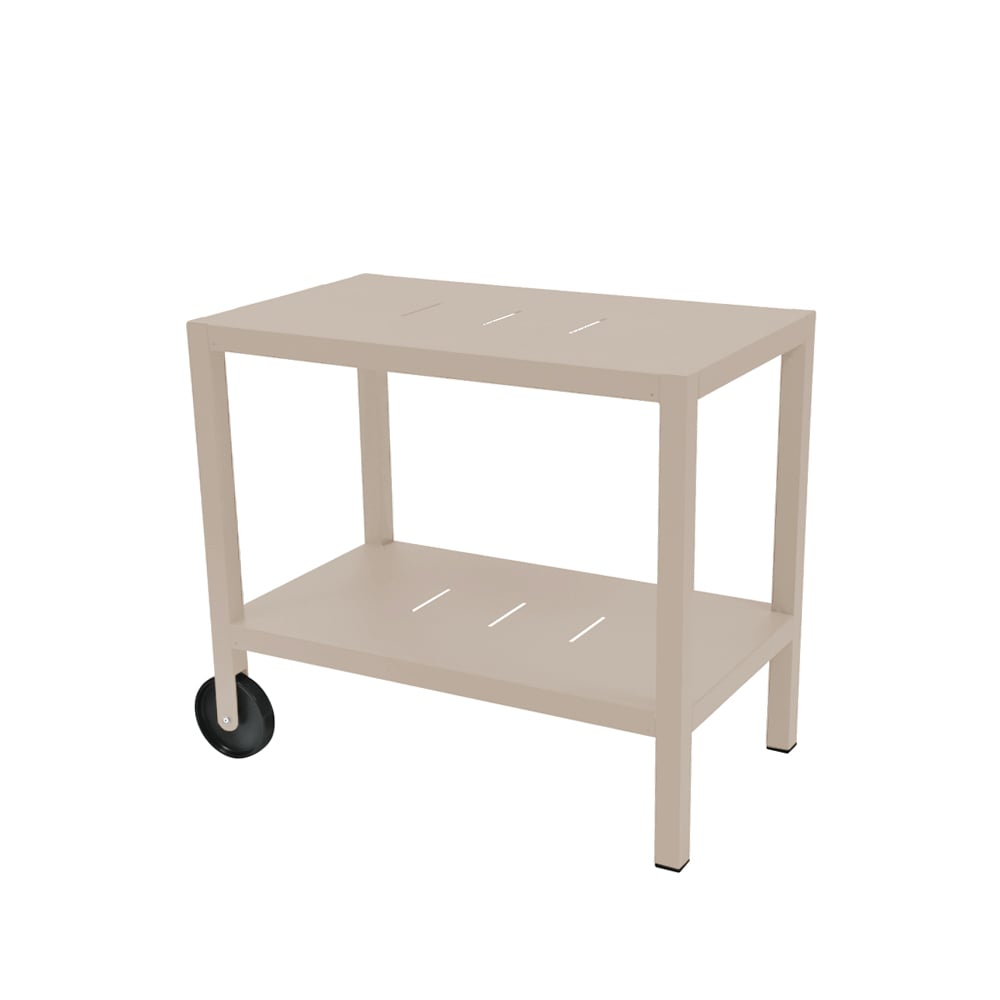 Fermob Quiberon serveringsvagn nutmeg | Skandinavisk Design | Serverings- & rullvagnar utomhus | Beige
