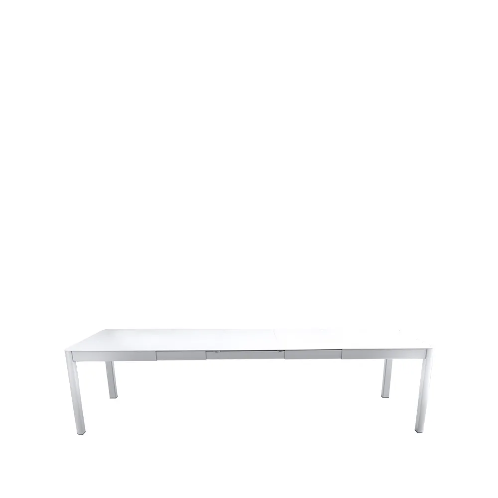 Ribambelle XL bord, Cotton white (vit), 3 utdragsskivor Fermob