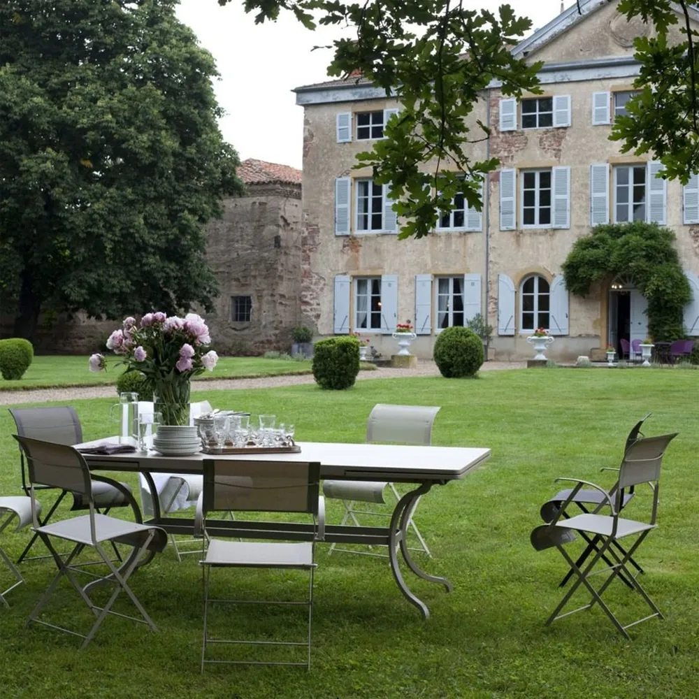 Romane bord inkl. iläggsskivor 2x50 cm, cotton white Fermob