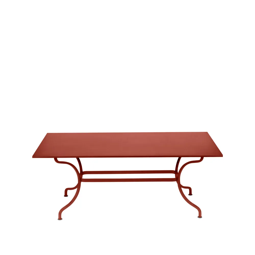 Romane bord rektangulärt, Red ochre (röd) Fermob