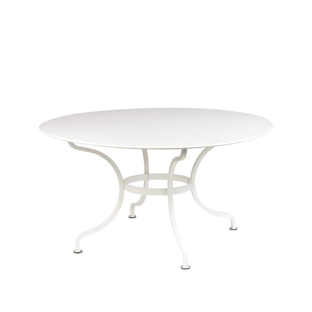 Fermob Romane bord runt cotton white | Skandinavisk Design | Trädgårdsbord | Vit