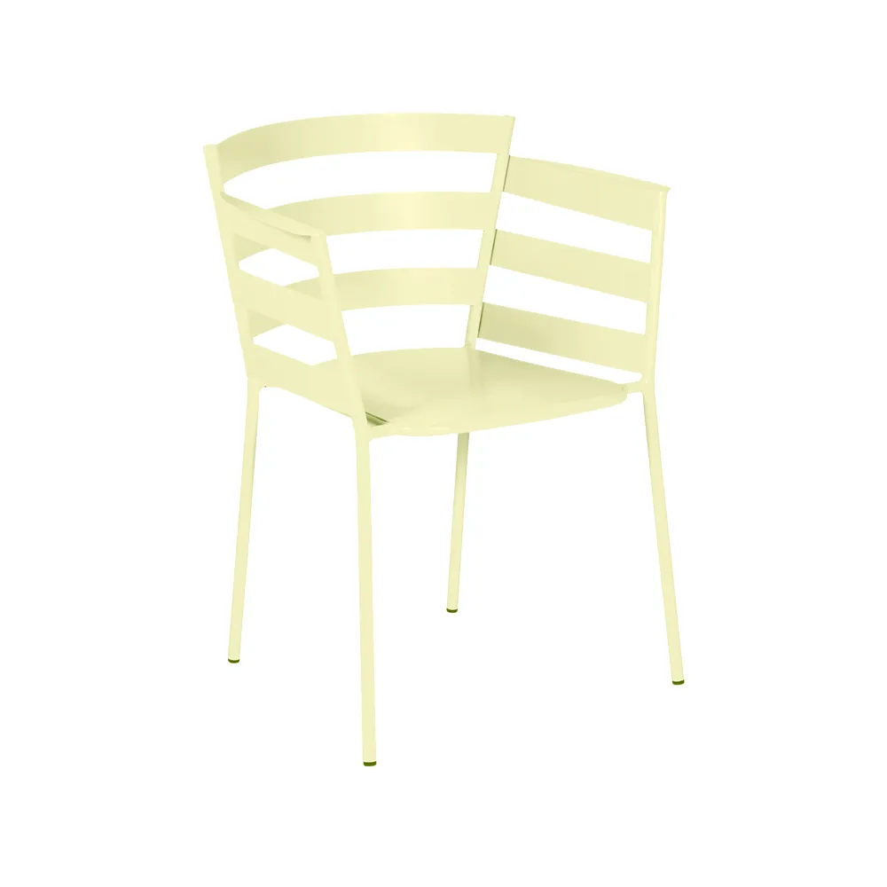 Rythmic karmstol, Frosted lemon (gul) Fermob