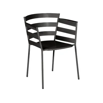 Rythmic karmstol - Liquorice (svart) - Fermob