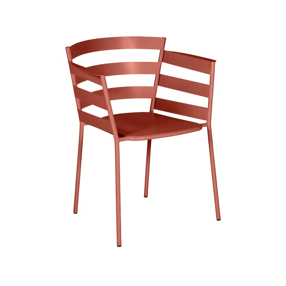 Rythmic karmstol, Red ochre (röd) Fermob