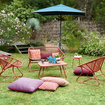 Sixties bord - Red ochre (röd) - Fermob