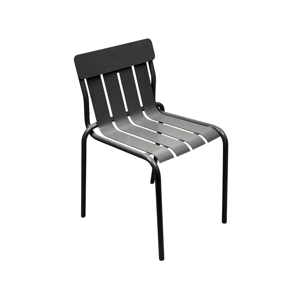 Stripe stol, Liquorice (svart) Fermob