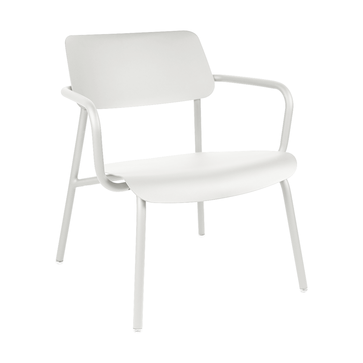 Fermob Studie loungestol Cotton White | Skandinavisk Design | Trädgårdsfåtöljer | Vit