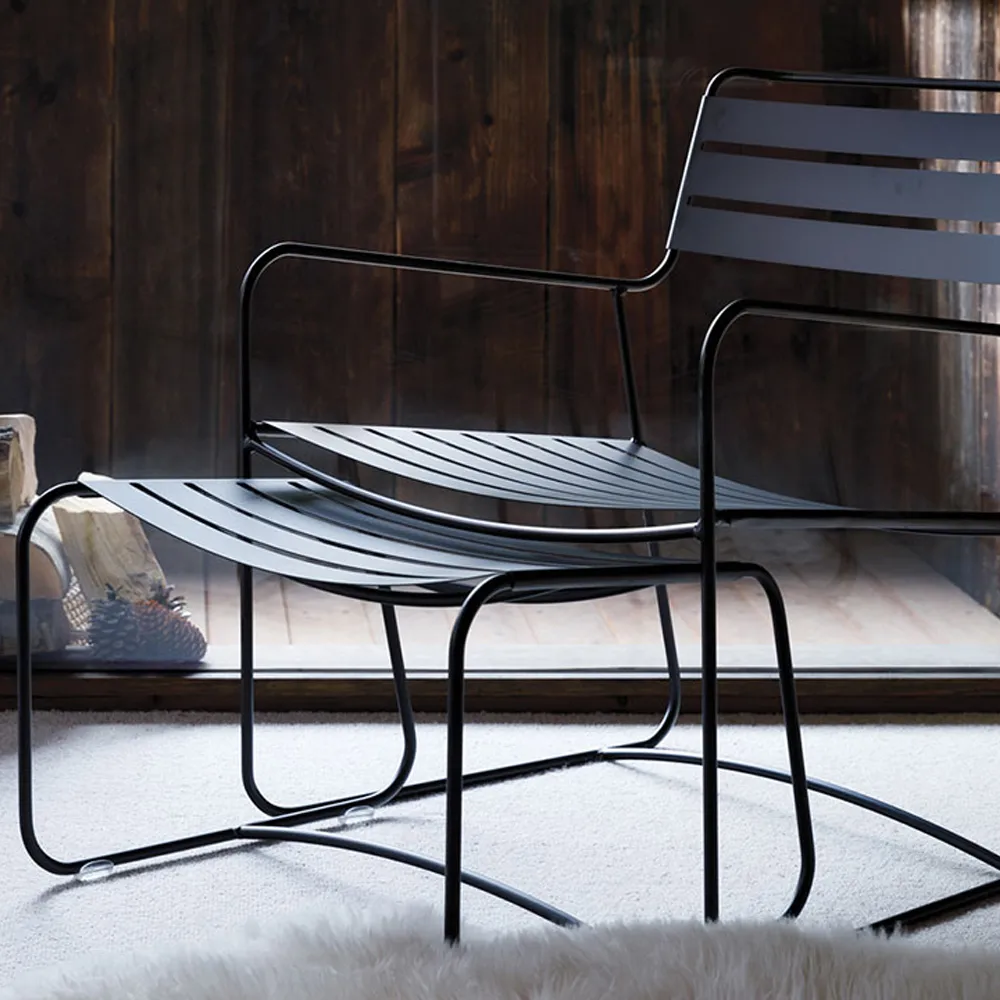 Surprising fotpall, anthracite Fermob