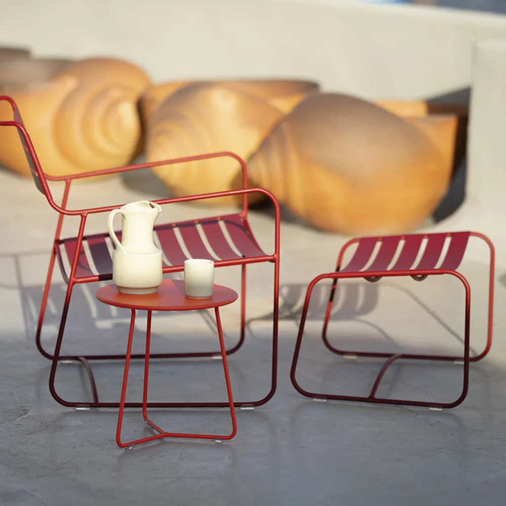 Surprising fotpall, anthracite Fermob