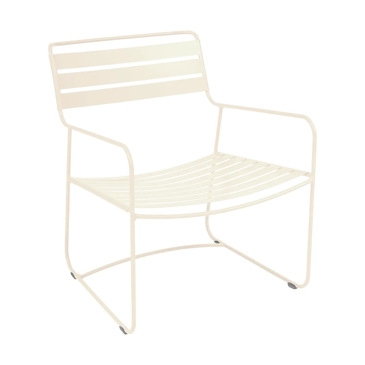 Surprising karmstol låg, Latte beige Fermob