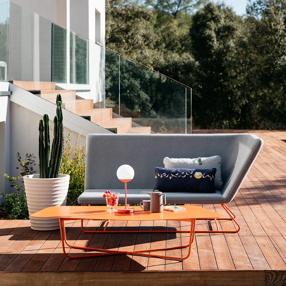 Ultrasofa soffbord, Black cherry (vinröd) Fermob