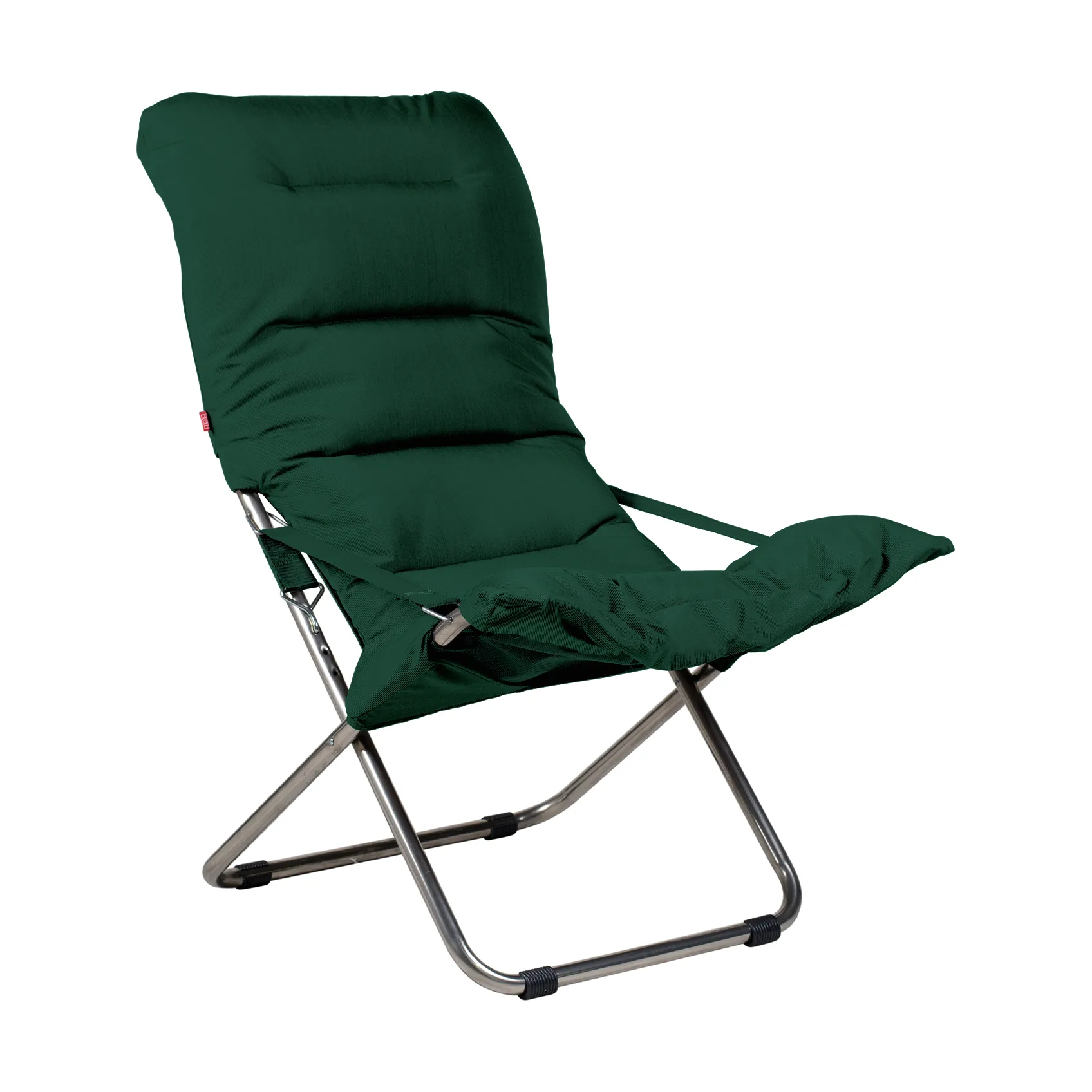 Fiesta Soft solstol, Dark green-aluminium Fiam