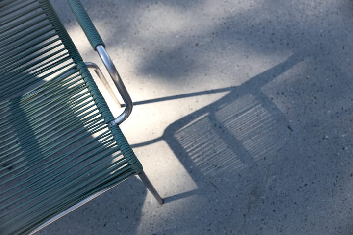 Mya karmstol aluminium, Sage green Fiam