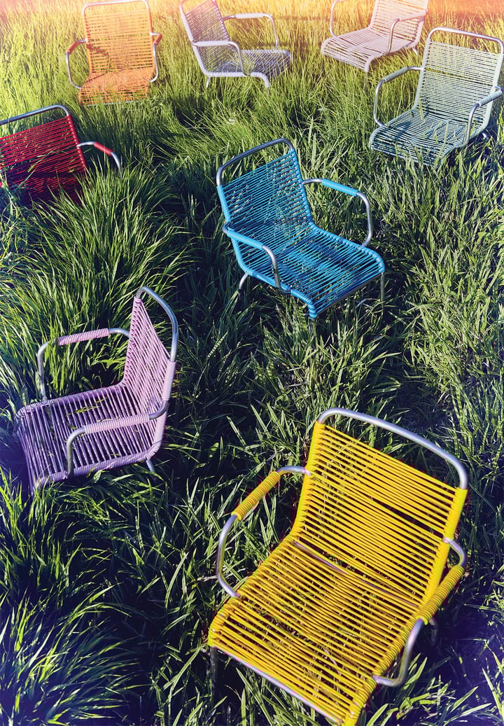 Mya karmstol aluminium, Yellow Fiam