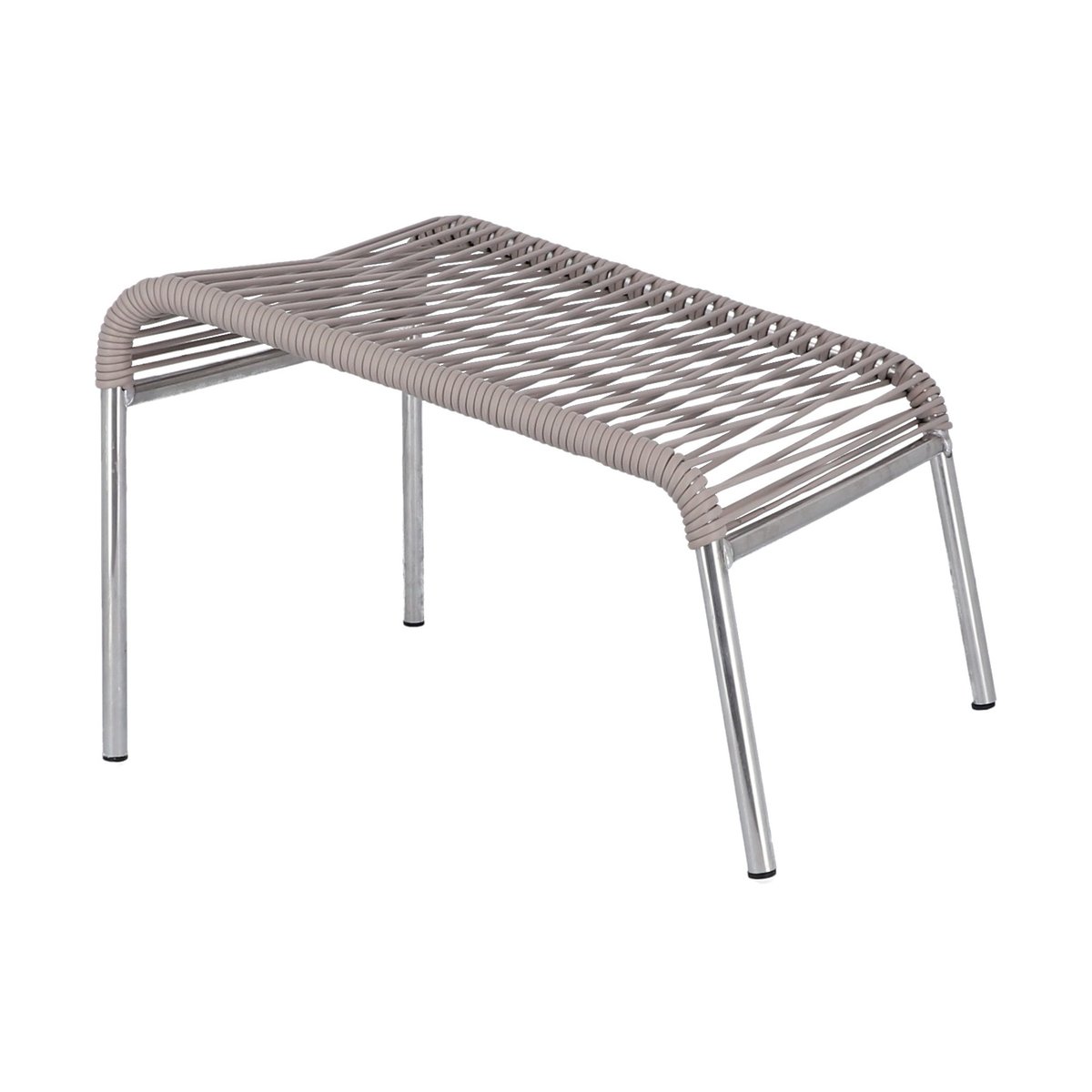 Fiam Mya Lounge fotpall Taupe | Skandinavisk Design | Trädgårdsfåtöljer | Grå