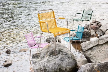 Mya Spaghetti karmstol - Turquoise - Fiam