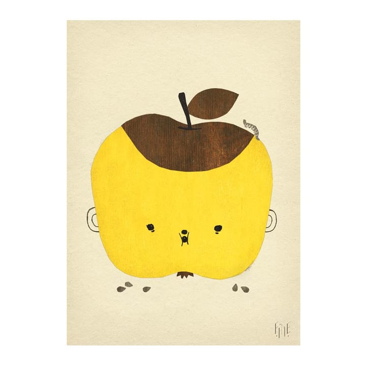 Äppel Päppel poster - 50 x 70 cm - Fine Little Day