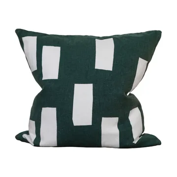 Block kuddfodral 48x48 cm - Green - Fine Little Day