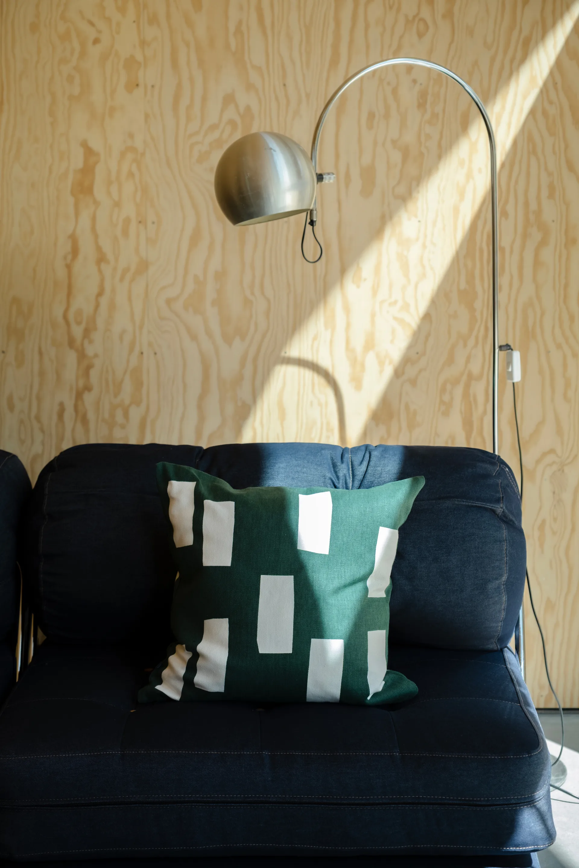 Block kuddfodral 48x48 cm, Green Fine Little Day