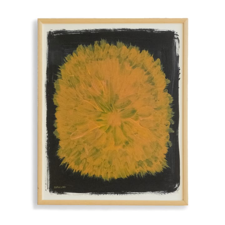 Dandelion poster 40x50 cm - Gul-svart - Fine Little Day