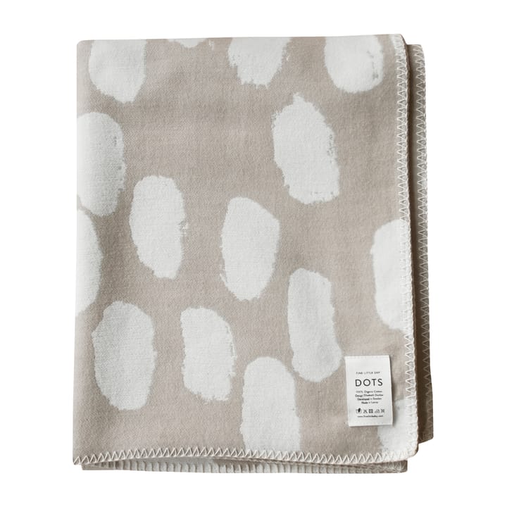 Dots filt 140x180 cm - Beige - Fine Little Day