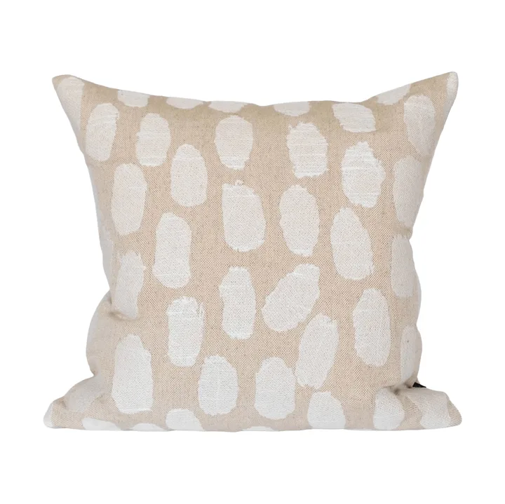 Dots kuddfodral 48x48 cm - Vit-natur - Fine Little Day