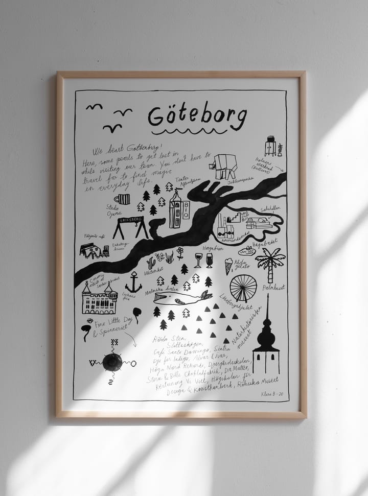 Göteborg poster - 50x70 cm - Fine Little Day