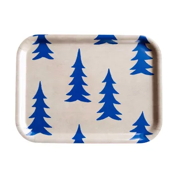 Gran bricka 20x27 cm - Natur-blå - Fine Little Day