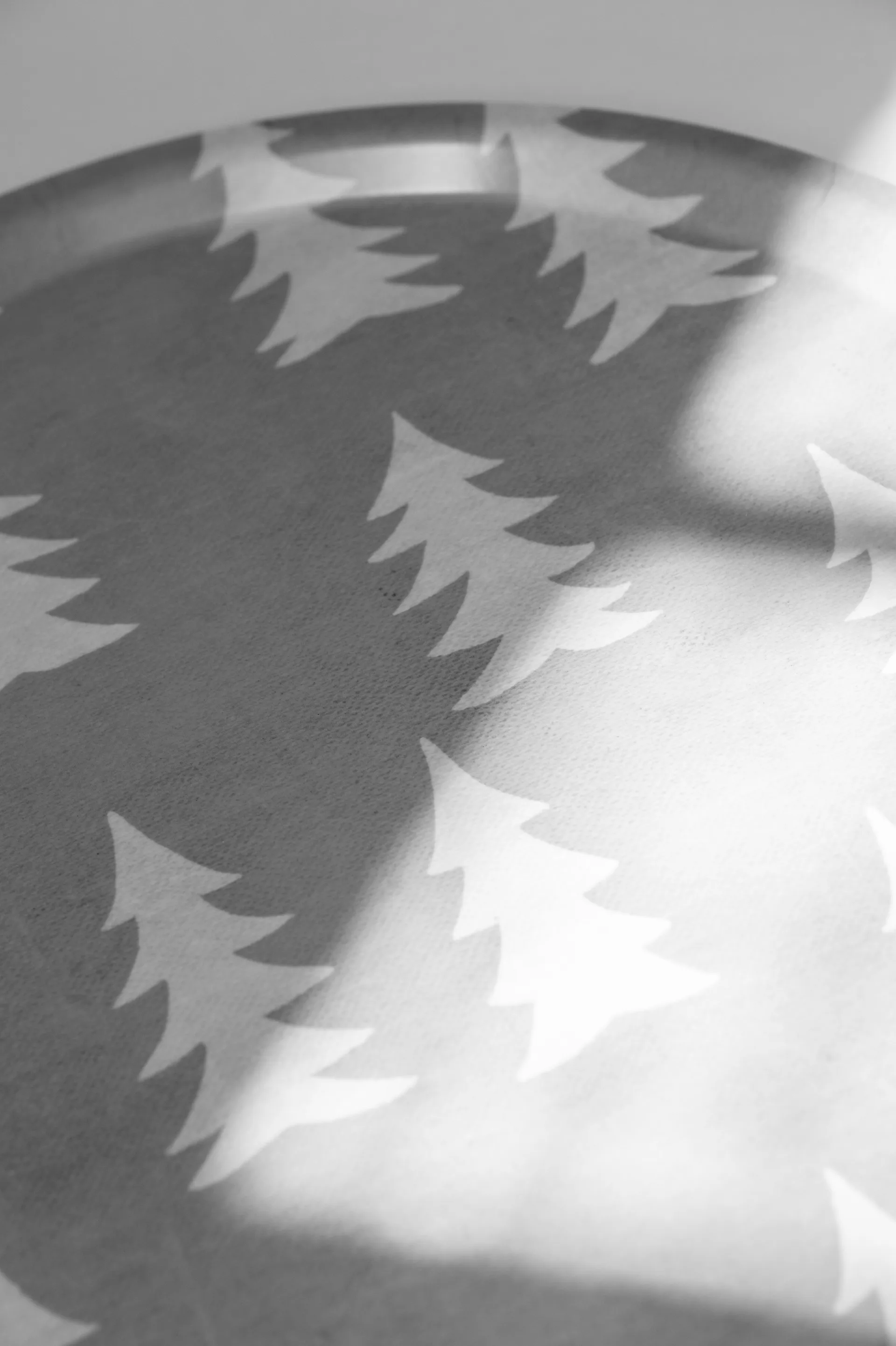 Gran bricka, Grå-vit Fine Little Day