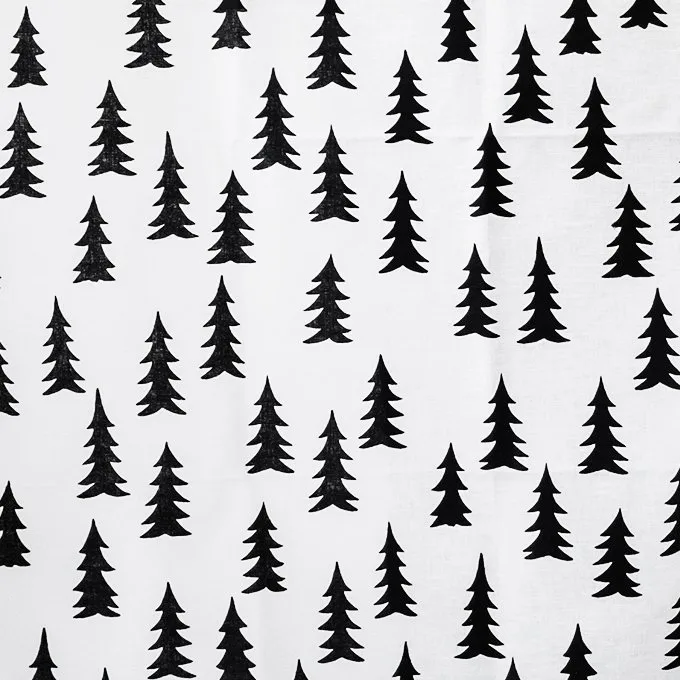 Gran vaxduk, svart-vit Fine Little Day