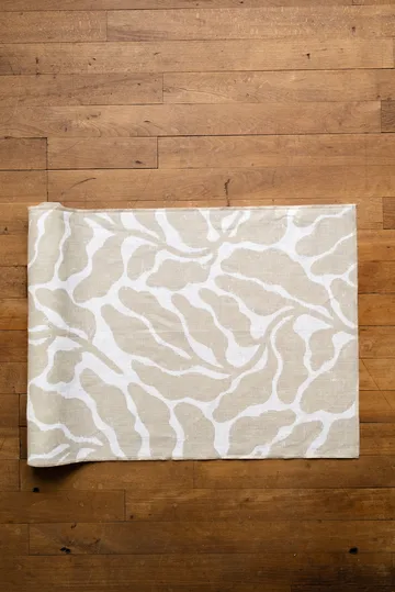 Leaves löpare - Sand, 45x180 cm - Fine Little Day