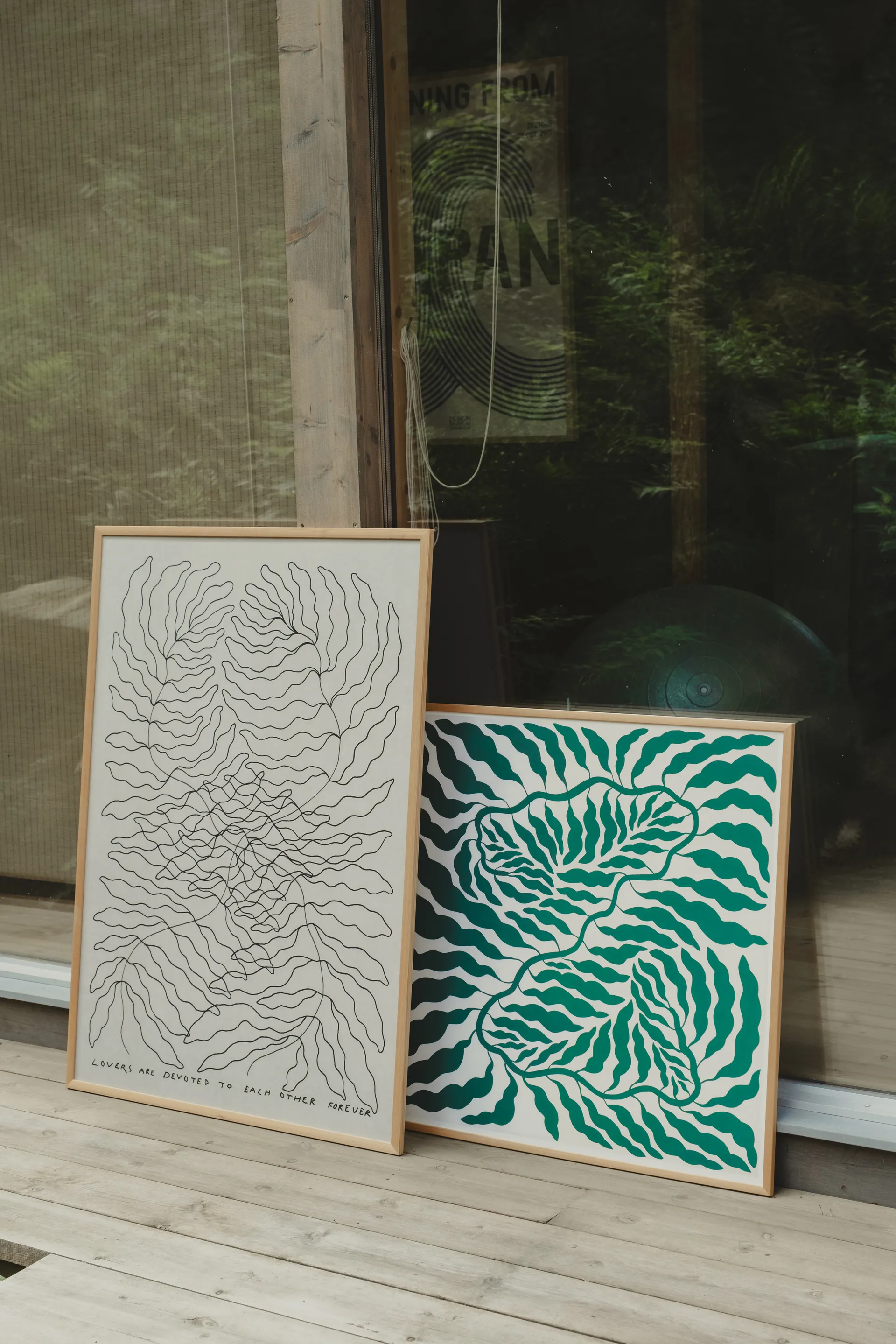 Lovers poster, 70x100 cm Fine Little Day