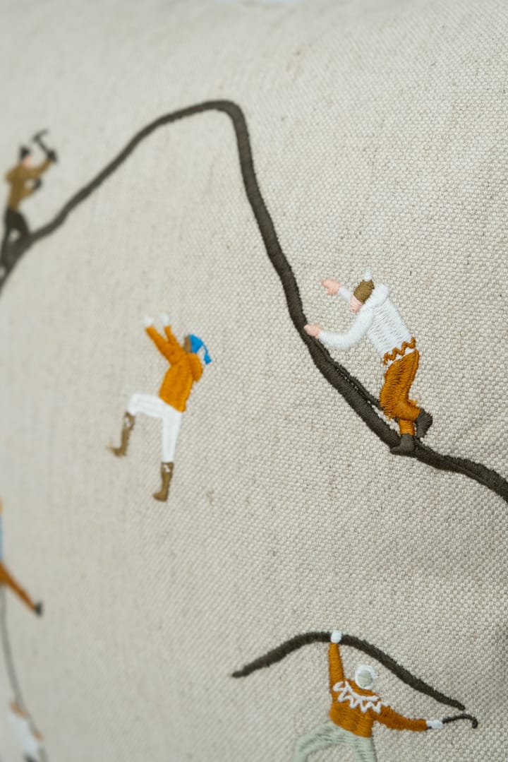 Mountain climbers kuddfodral 48x48 cm, Natur Fine Little Day