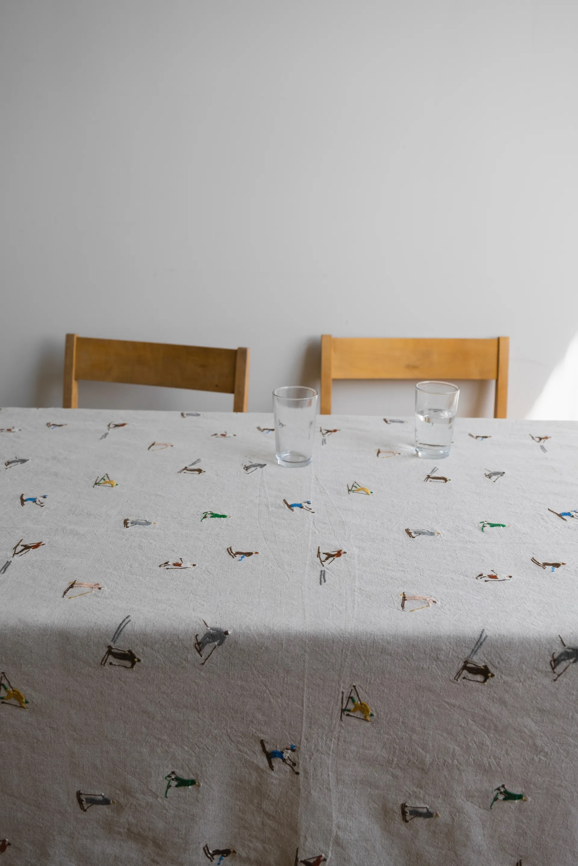 Skiers bordsduk 147x250 cm, Natur Fine Little Day