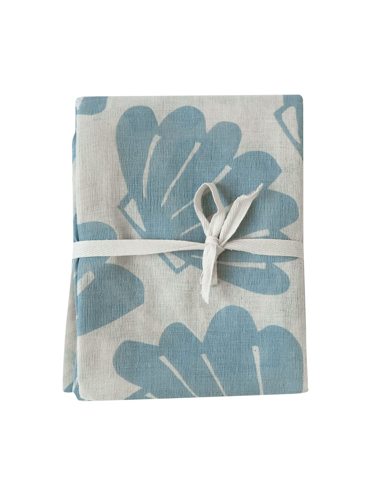 Fine Little Day Snäcka filt 120x120 cm Aqua | Skandinavisk Design | Ullplädar & Ullfiltar | Blå
