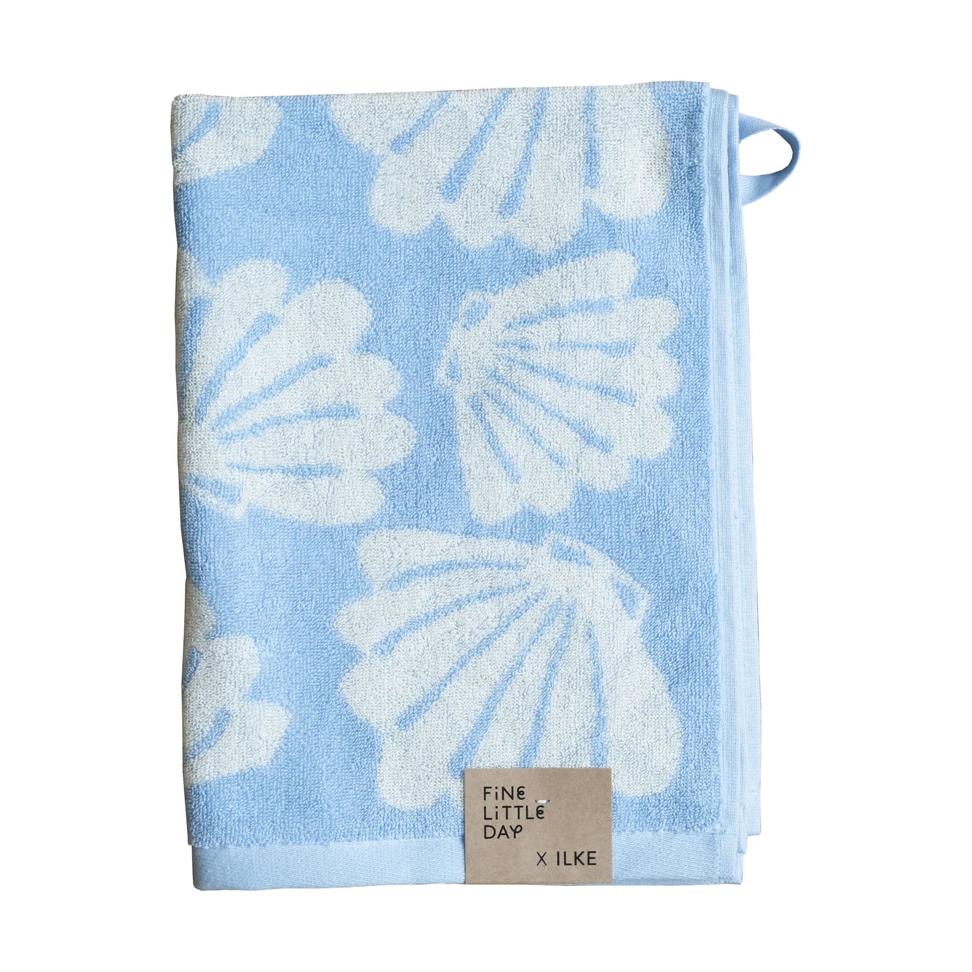Snäcka handduk 50x70 cm, Blue Fine Little Day