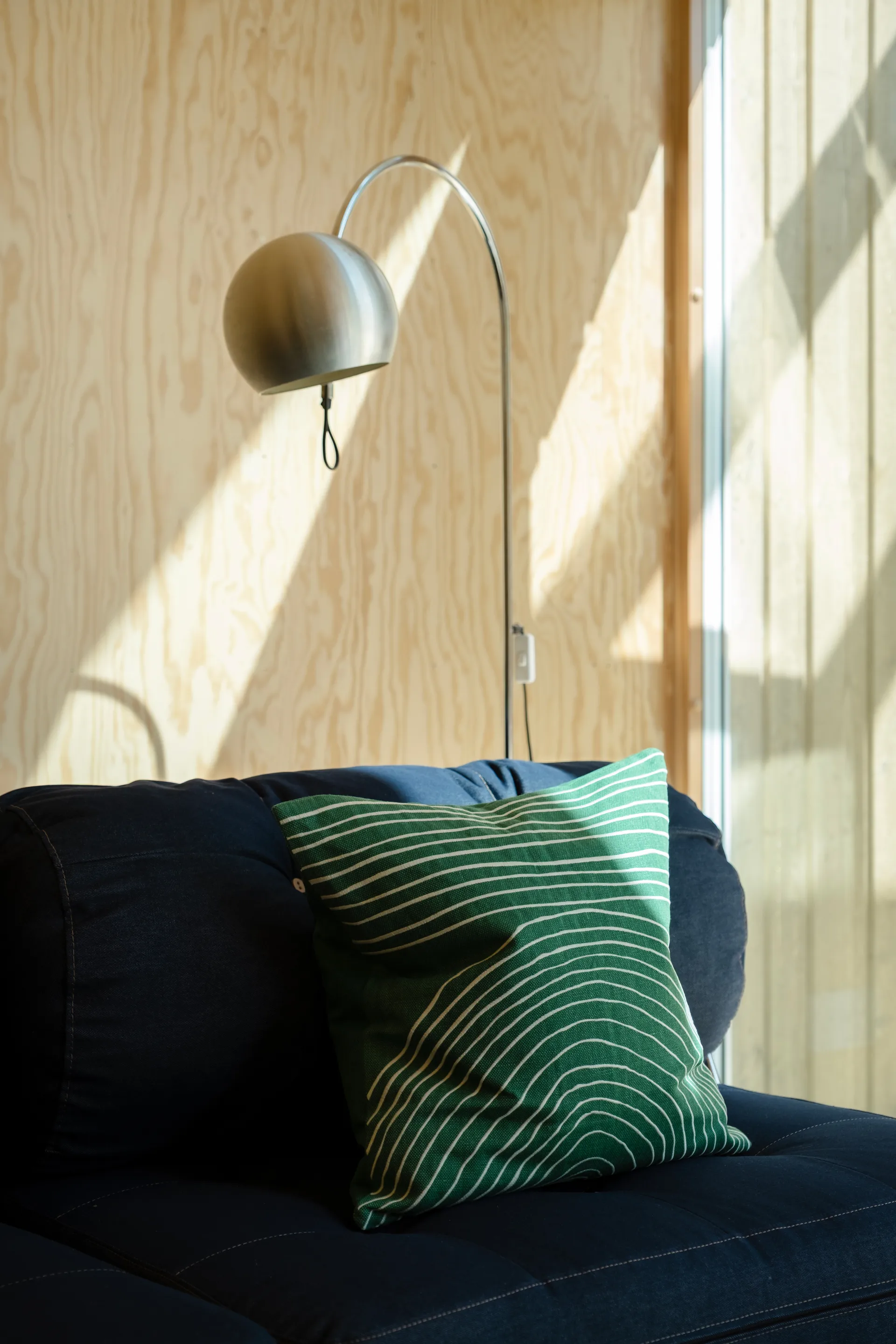 Strå kuddfodral 48x48 cm, Green Fine Little Day