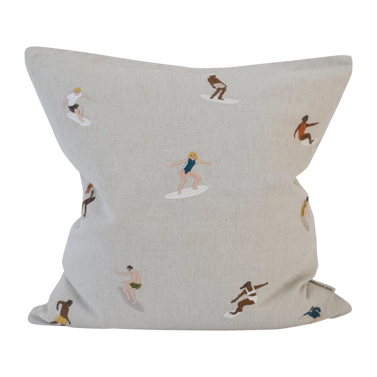 Fine Little Day Surfers kuddfodral 48x48 cm Natur | Skandinavisk Design | Kuddfodral | Beige