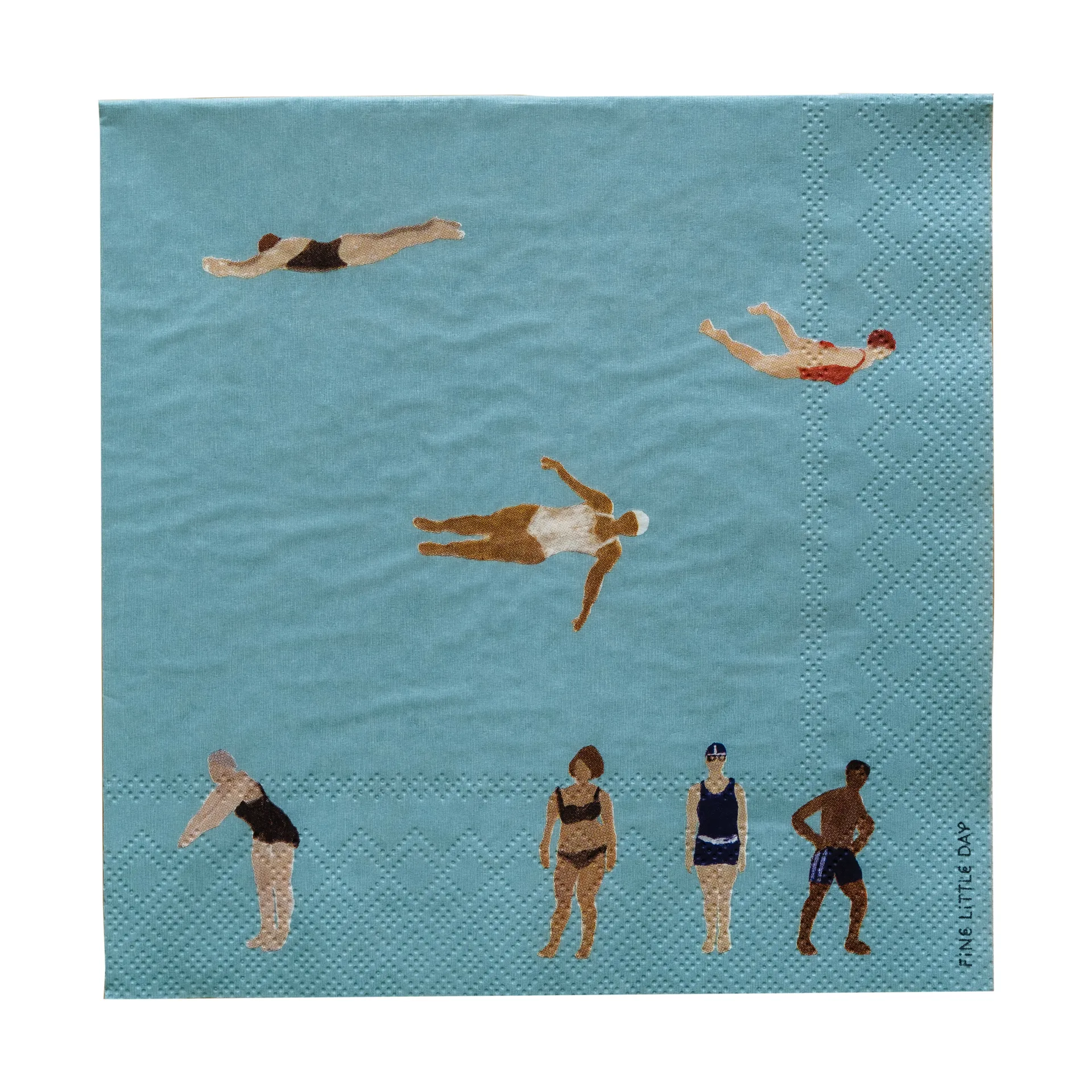 Swimmers pappersservetter 33x33 cm 25-pack, Multi Fine Little Day