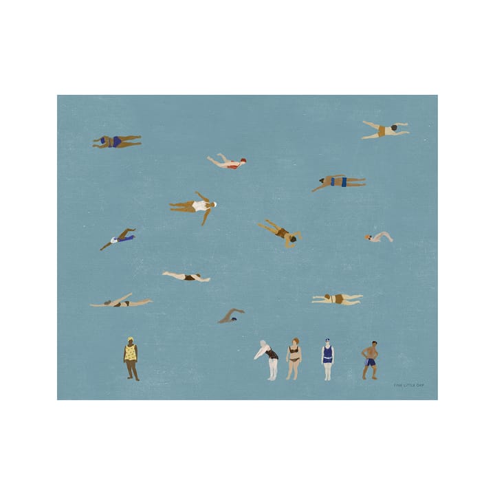 Swimmers poster - 40x50 cm - Fine Little Day