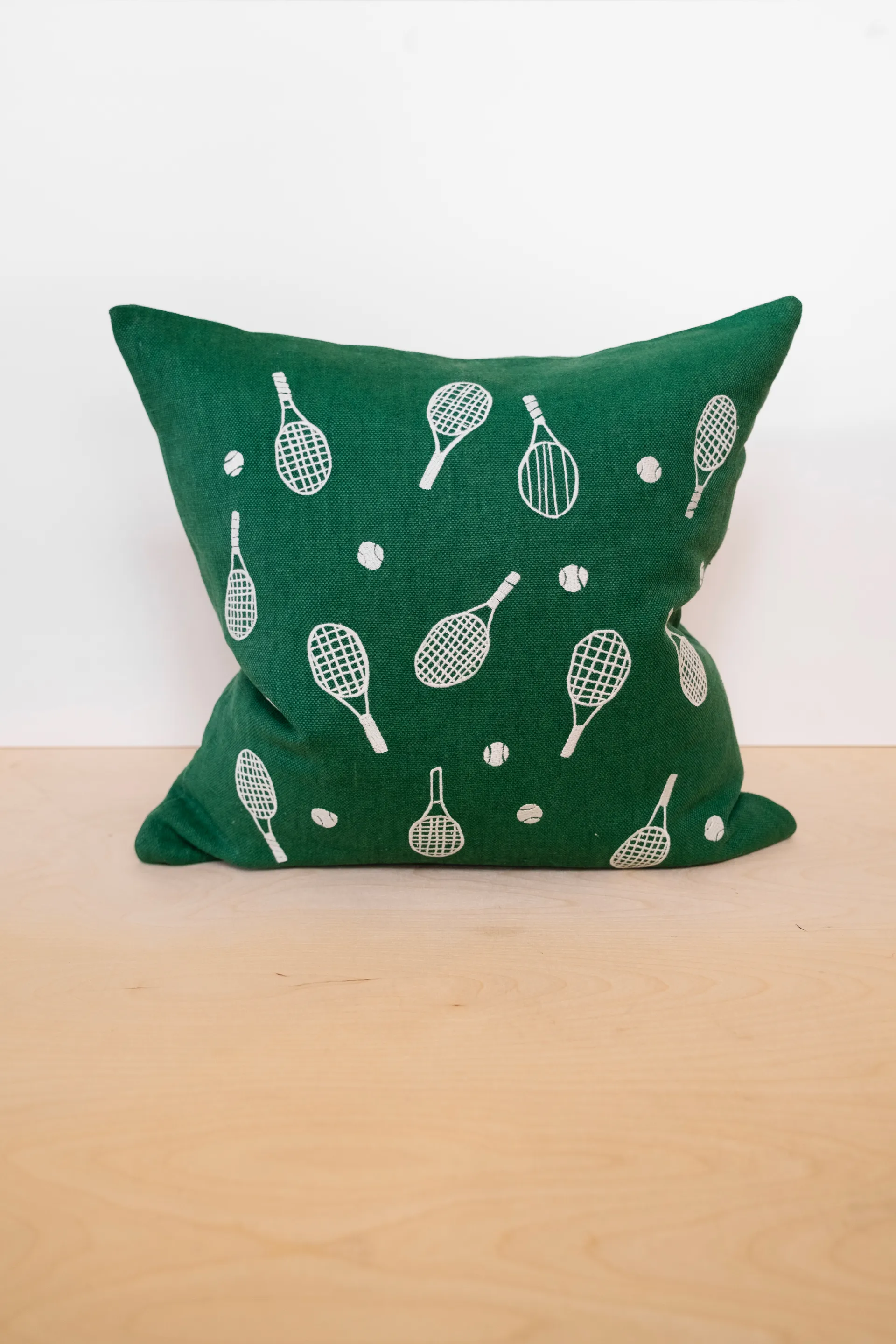 Tennisracket kuddfodral 48x48 cm, Green Fine Little Day