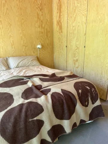 Water lilies pläd 130x220 cm - Brown - Fine Little Day