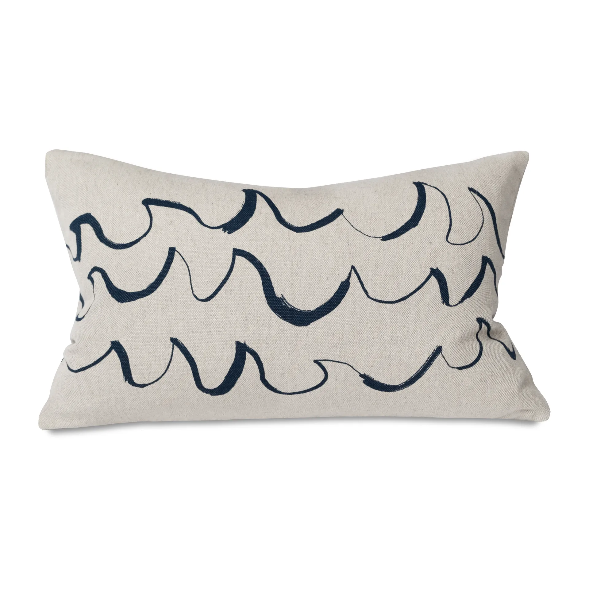 Wave kuddfodral 38x58 cm, Blå Fine Little Day