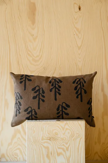 Weeping birch kuddfodral - Brown, 38x58 cm - Fine Little Day