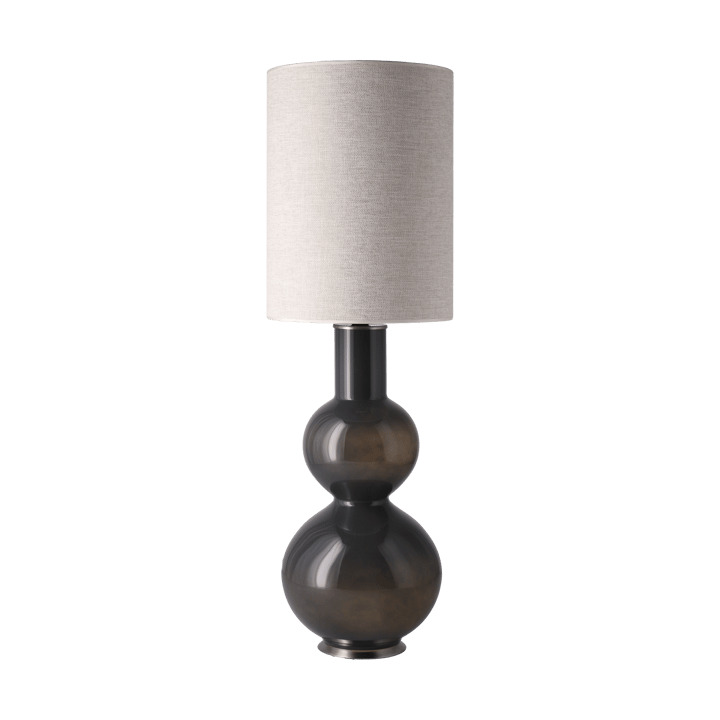 Augusta bordslampa grå lampfot, London Beige L Flavia Lamps