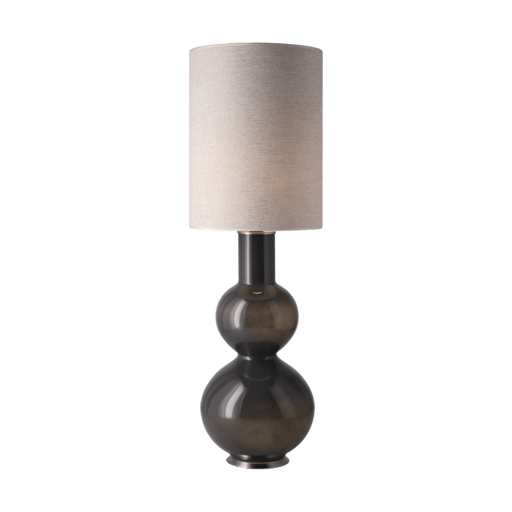 Augusta bordslampa grå lampfot, London Beige L Flavia Lamps