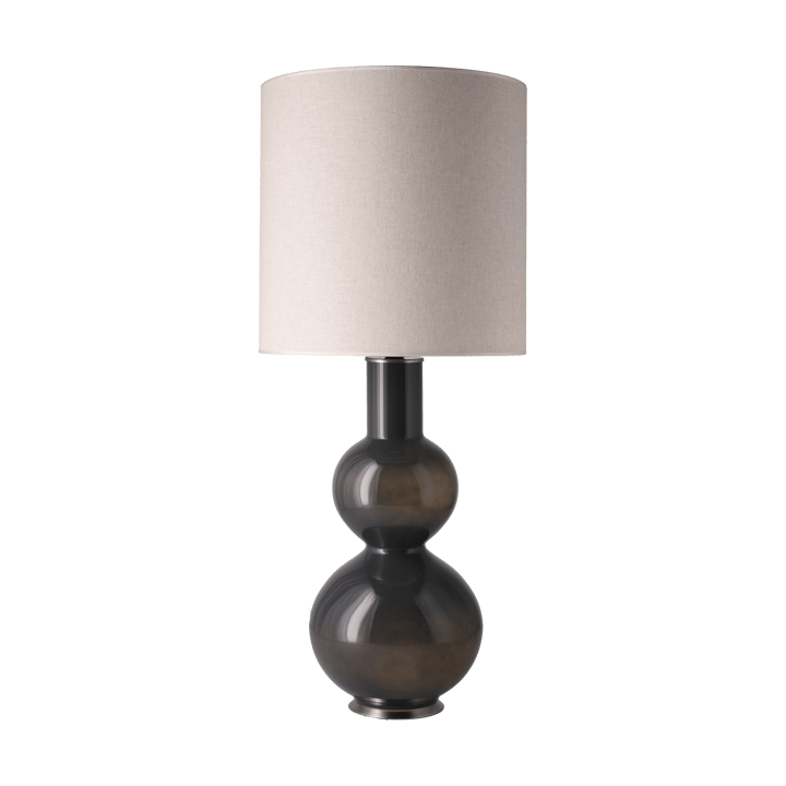 Augusta bordslampa grå lampfot, Milano Tostado M Flavia Lamps