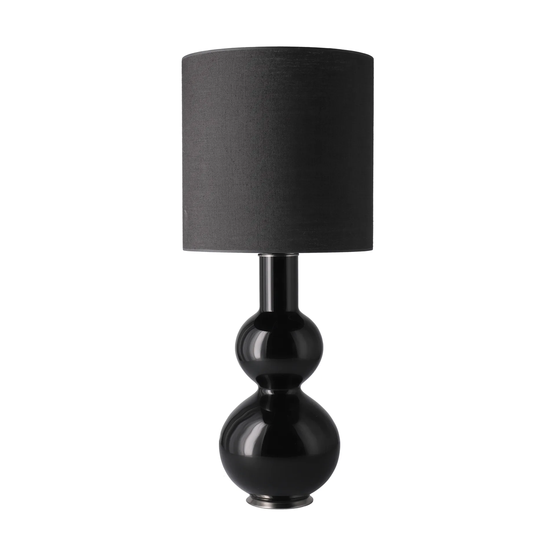 Augusta bordslampa svart lampfot, Lino Negro M Flavia Lamps