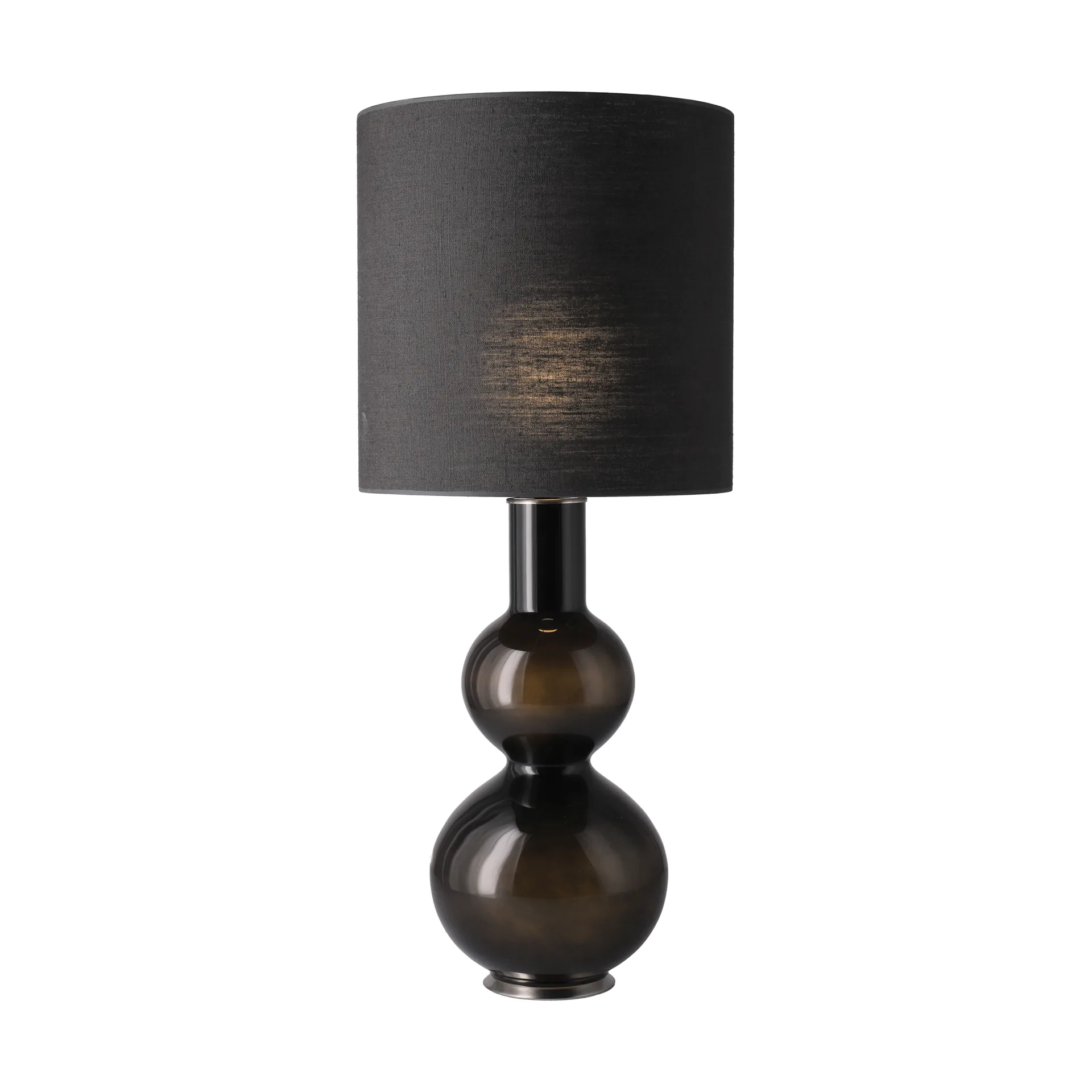 Augusta bordslampa svart lampfot, Lino Negro M Flavia Lamps